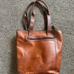 Wild West Los Angeles Brown Real Leather Purse